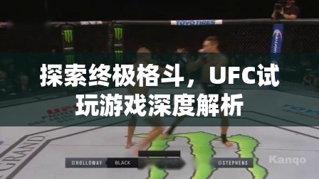 UFC試玩，探索終極格斗的深度游戲體驗