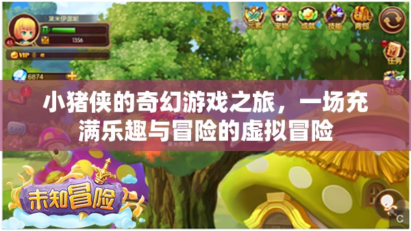 小豬俠的奇幻游戲之旅，虛擬世界的樂(lè)趣與冒險(xiǎn)