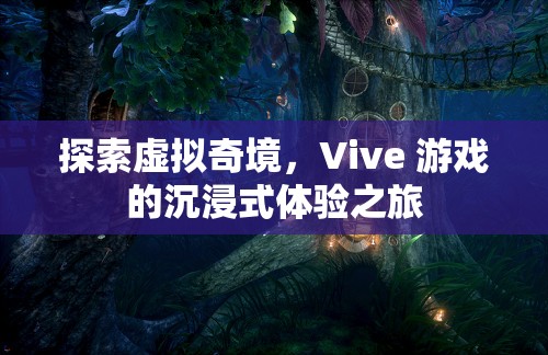 Vive游戲，探索虛擬奇境的沉浸式體驗(yàn)之旅
