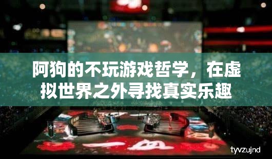 阿狗的‘不玩游戲’哲學(xué)，在虛擬世界之外尋找真實樂趣