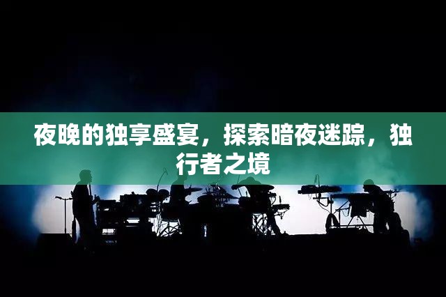 暗夜獨(dú)行，探索夜晚的神秘盛宴