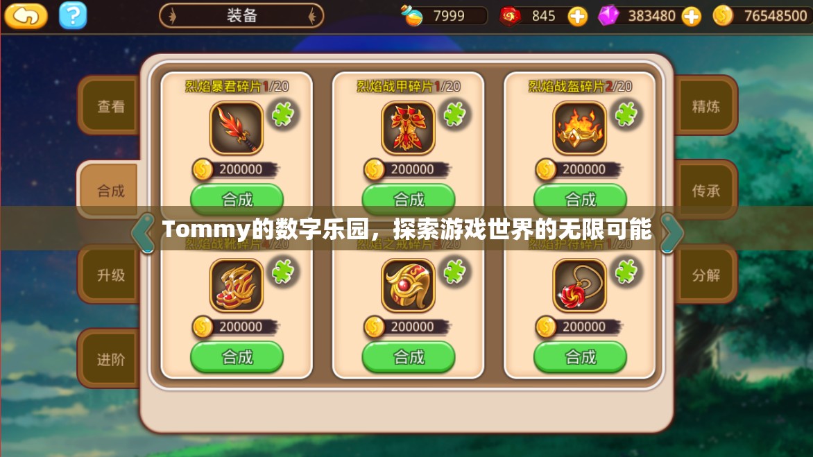 Tommy的數(shù)字樂園，解鎖游戲世界的無限可能