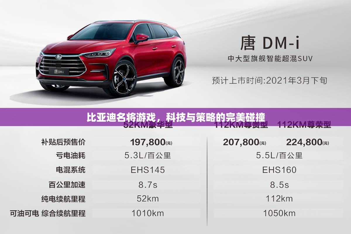科技與策略的碰撞，比亞迪名將游戲