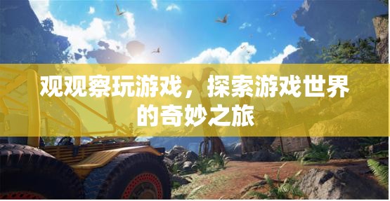 游戲世界的奇妙探索，觀觀察玩的冒險(xiǎn)之旅