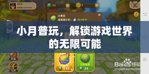 小月普玩，解鎖游戲世界的無限可能