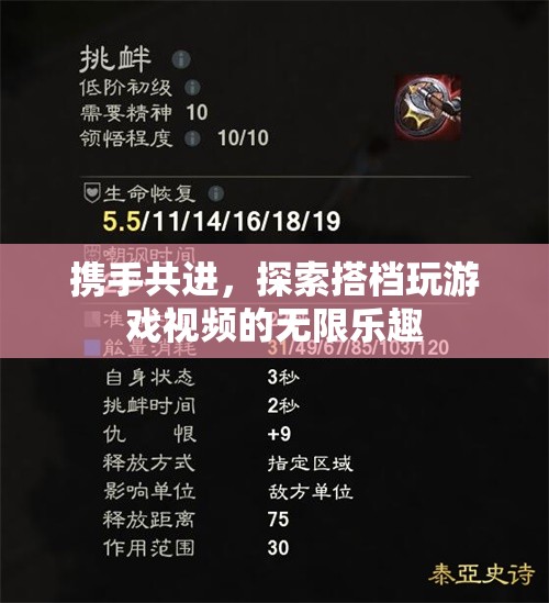 攜手共進(jìn)，探索搭檔玩游戲視頻的無限樂趣