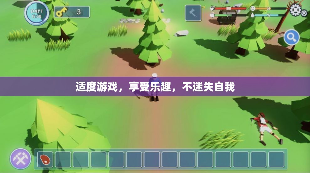 適度游戲，享受樂趣，保持自我