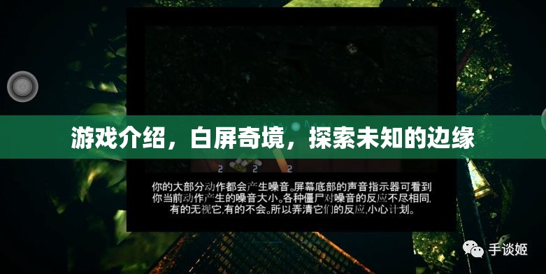 白屏奇境，探索未知邊緣的神秘游戲之旅