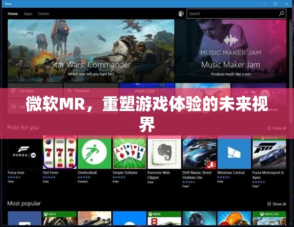 微軟MR，重塑游戲體驗的未來視界