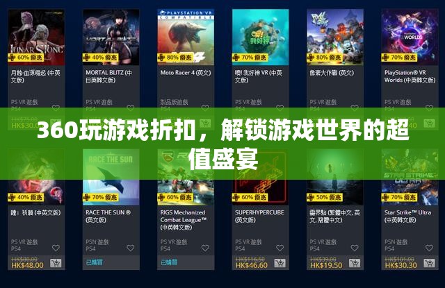 解鎖超值盛宴，360度游戲折扣大放送  第1張