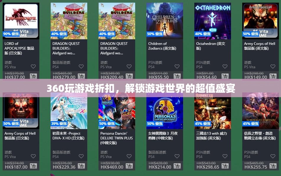 解鎖超值盛宴，360度游戲折扣大放送  第3張