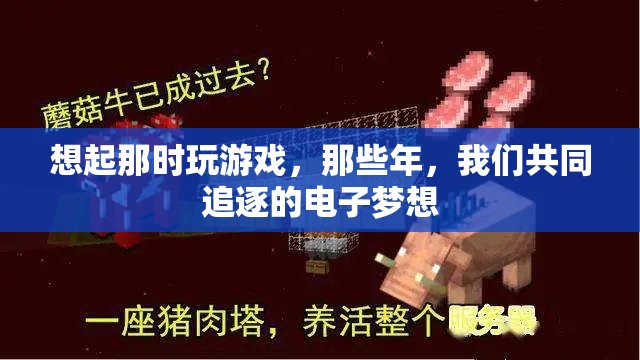 那些年，我們共同追逐的電子夢(mèng)想，回憶中的游戲時(shí)光