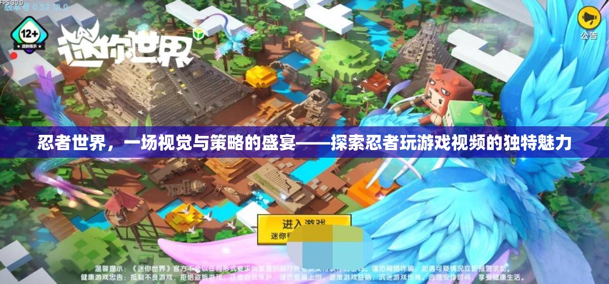 忍者世界，視覺與策略的雙重盛宴——揭秘忍者玩游戲視頻的獨特魅力