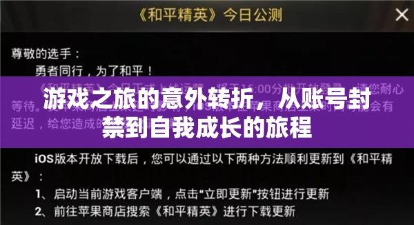 從封禁到成長，游戲之旅的意外轉(zhuǎn)折
