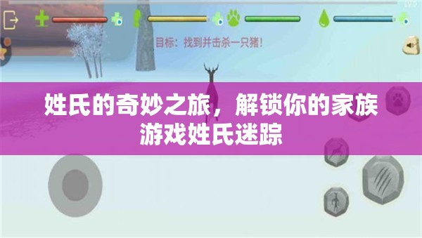 姓氏迷蹤，解鎖你的家族游戲之旅