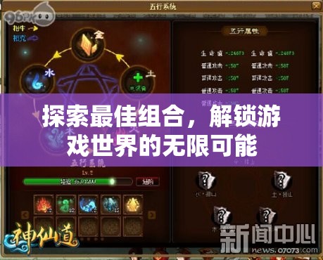 解鎖游戲世界無限可能，探索最佳組合策略