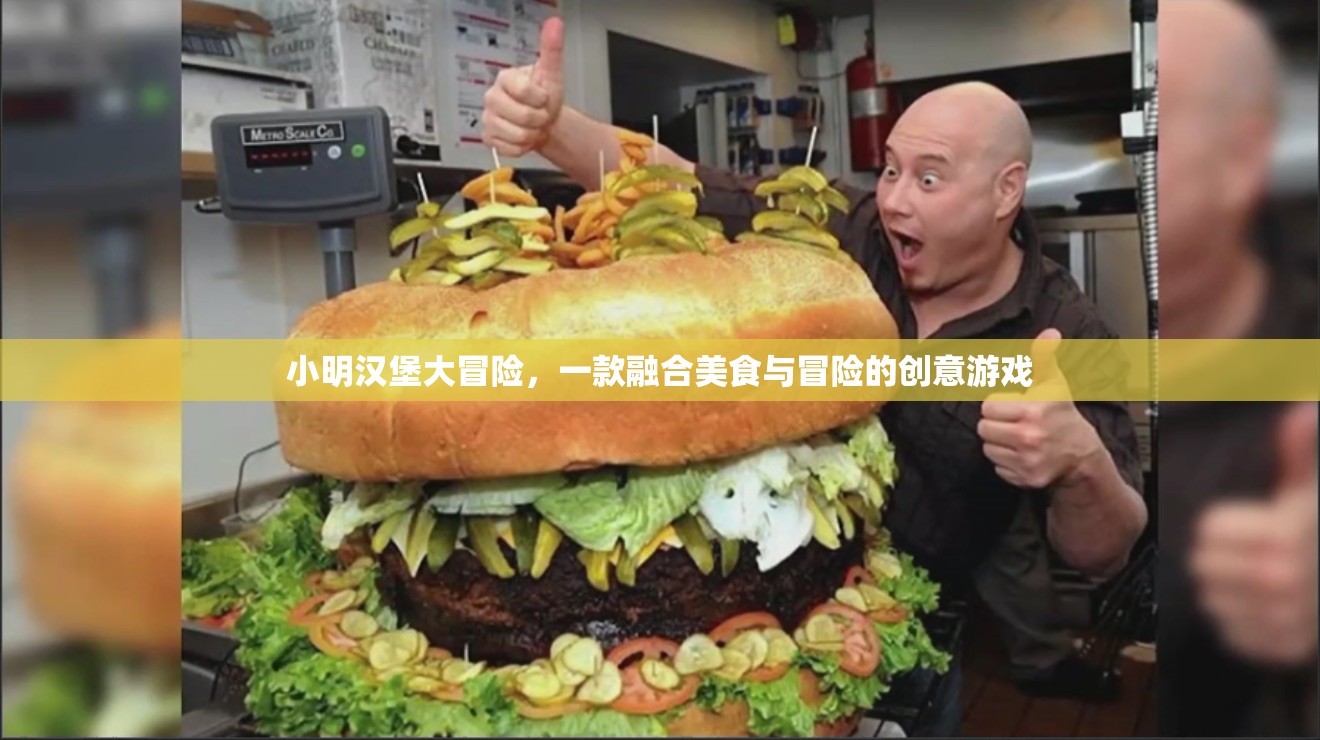小明漢堡大冒險(xiǎn)，美食與冒險(xiǎn)的創(chuàng)意之旅