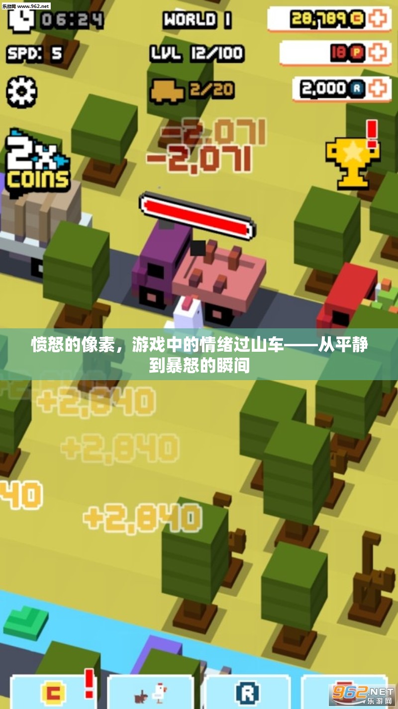 憤怒的像素，游戲中的情緒過(guò)山車