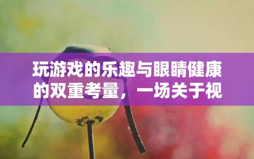 游戲之樂(lè)與眼健康，一場(chǎng)關(guān)于視界的探索之旅