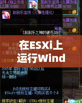 ESXi上的Windows，解鎖游戲新體驗的奇妙之旅