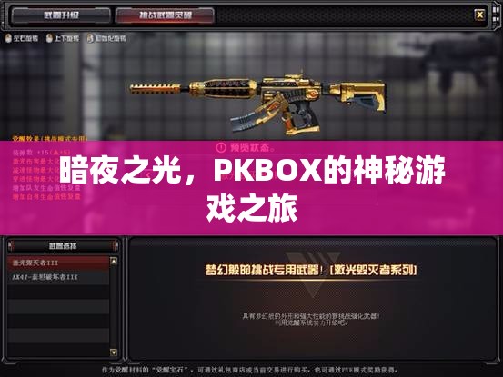 暗夜之光，PKBOX的神秘游戲探險之旅