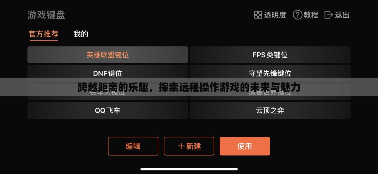 跨越距離的樂趣，探索遠(yuǎn)程操作游戲的未來(lái)與獨(dú)特魅力  第2張