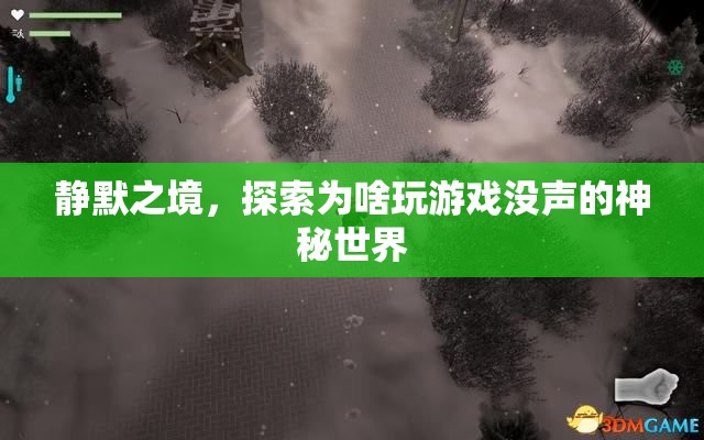 靜默之境，探索無音游戲世界的奧秘