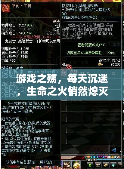 游戲之殤，沉迷的代價(jià)與生命的消逝