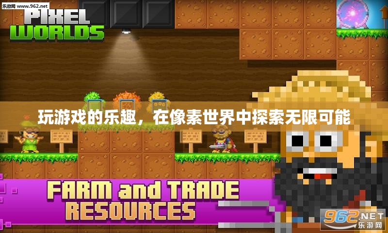 像素世界的無(wú)限探索，游戲中的樂(lè)趣與冒險(xiǎn)
