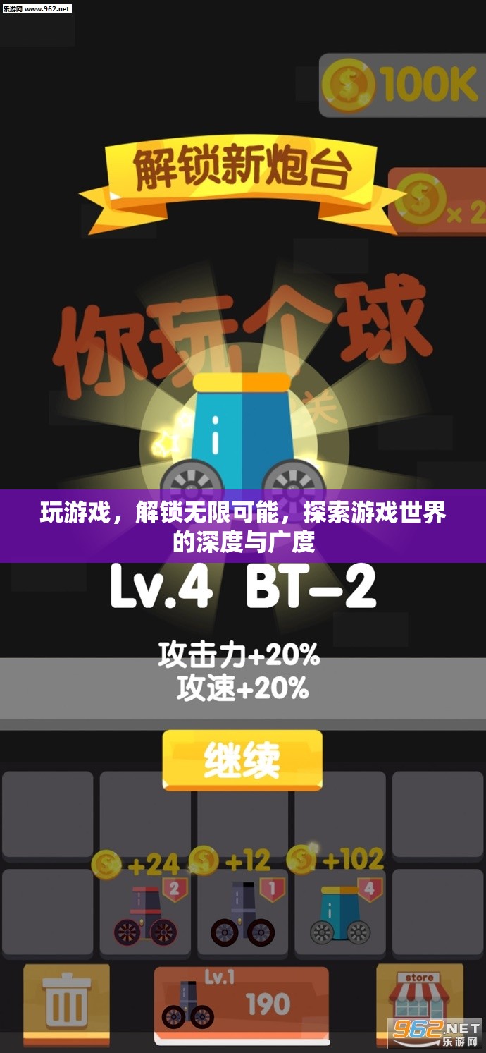 解鎖無限可能，探索游戲世界的深度與廣度