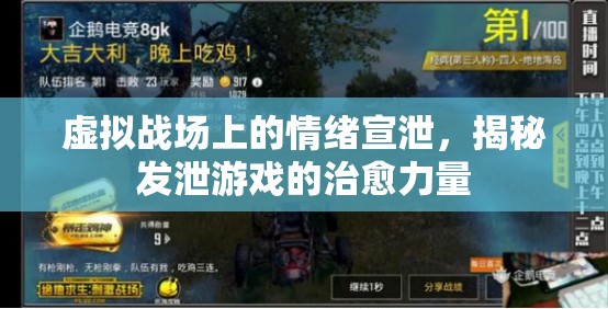 虛擬戰(zhàn)場情緒宣泄，揭秘發(fā)泄游戲的治愈力量