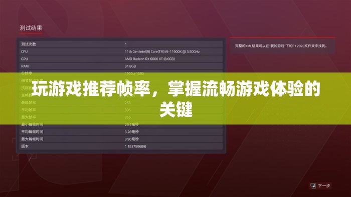 掌握流暢游戲體驗，推薦游戲幀率