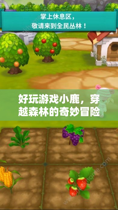 小鹿穿越森林，一場奇妙冒險的歡樂游戲