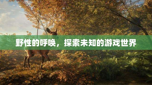 探索未知，野性的呼喚引領你進入游戲世界