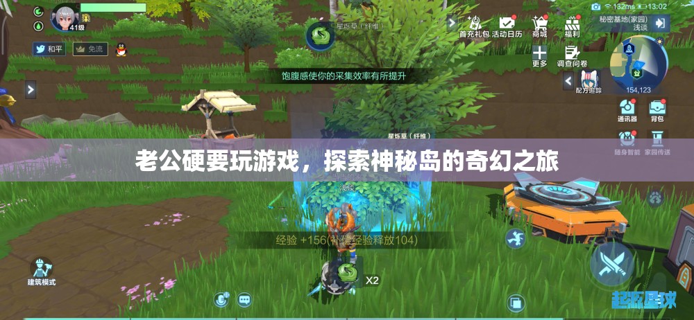 老公沉迷游戲，探索神秘島的奇幻之旅