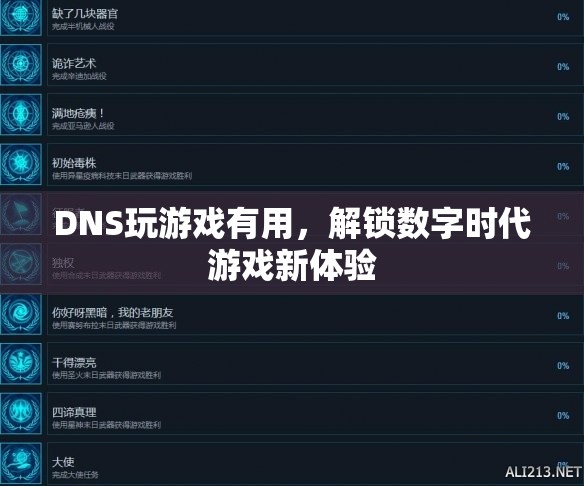 DNS解鎖數(shù)字時代游戲新體驗