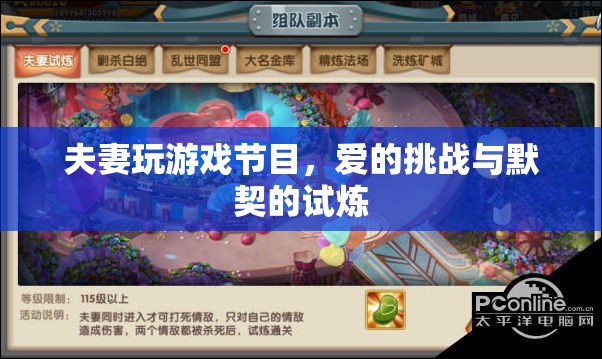 愛的挑戰(zhàn)，夫妻共赴游戲節(jié)目，默契試煉之旅