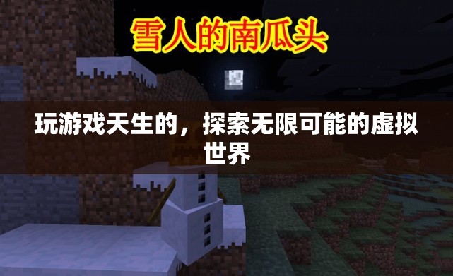 探索無限可能的虛擬世界，天生的游戲之旅