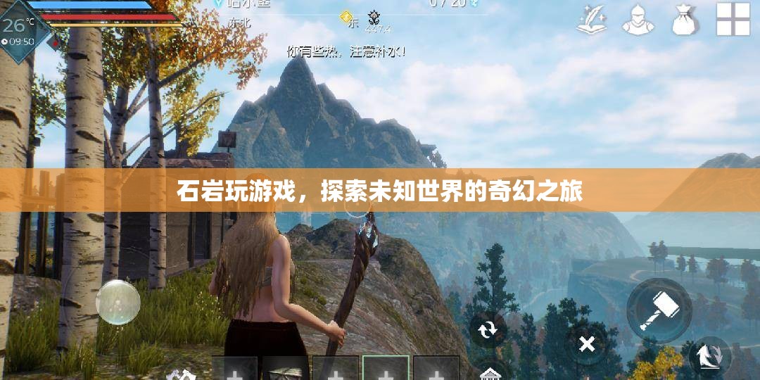 石巖的奇幻游戲之旅，探索未知世界的冒險(xiǎn)