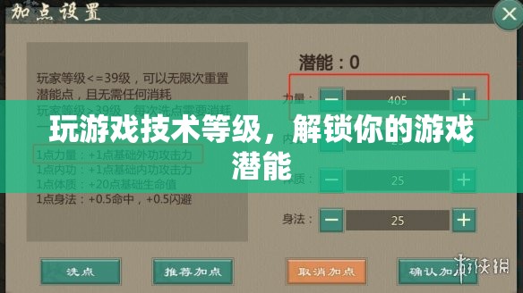 解鎖游戲潛能，提升技術(shù)等級(jí)，玩轉(zhuǎn)游戲世界