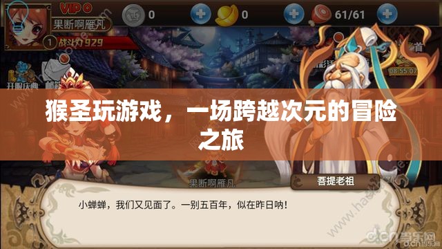 猴圣的跨界冒險，游戲與次元的奇妙之旅