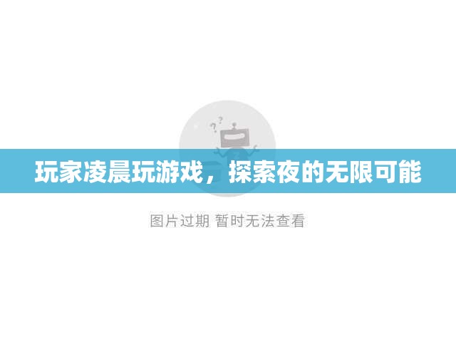 玩家探索夜的無限可能，凌晨游戲時光