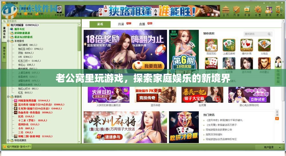 老公窩里玩游戲，探索家庭娛樂新境界