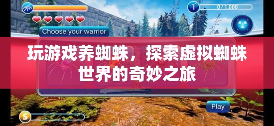 探索虛擬蜘蛛世界的奇妙之旅，玩游戲養(yǎng)蜘蛛