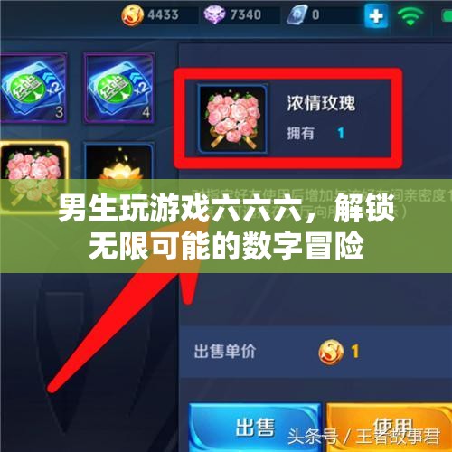 解鎖無限可能的數(shù)字冒險，男生游戲六六六