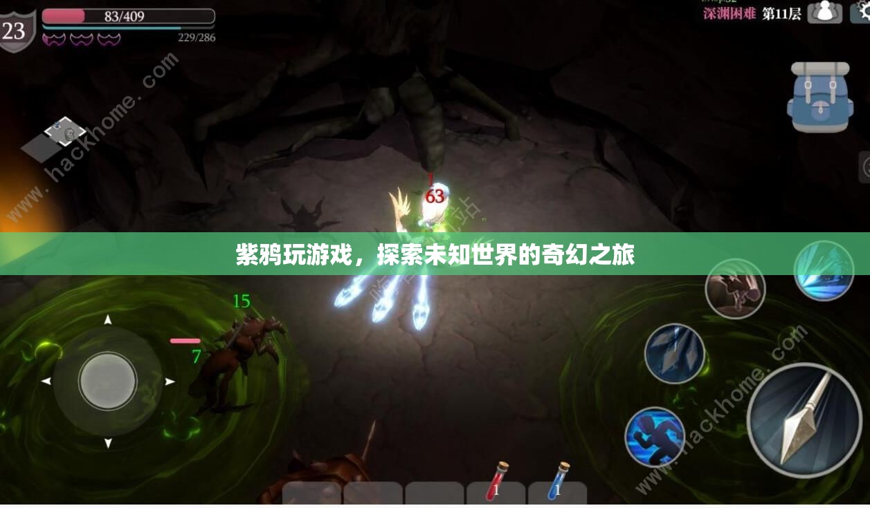 紫鴉的奇幻冒險，探索未知世界的游戲之旅