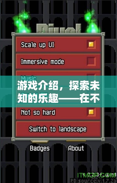 探索未知的樂(lè)趣，在不知咋玩游戲中找尋驚喜