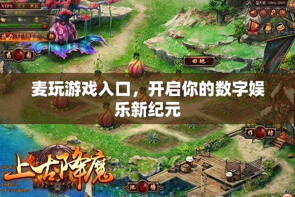 麥玩游戲，開啟數(shù)字娛樂新紀元