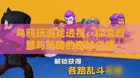 烏鴉玩游戲透視，智慧與策略的奇妙之旅
