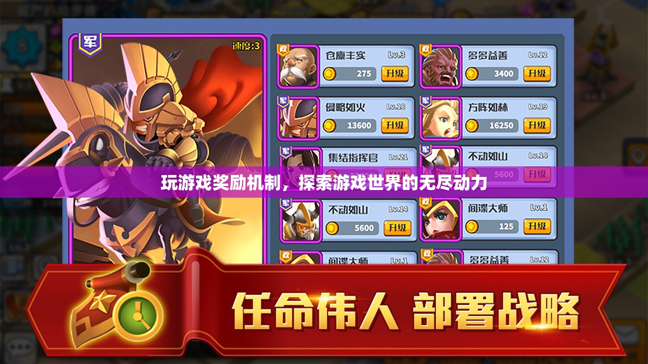 游戲獎(jiǎng)勵(lì)機(jī)制，探索游戲世界的無(wú)盡動(dòng)力